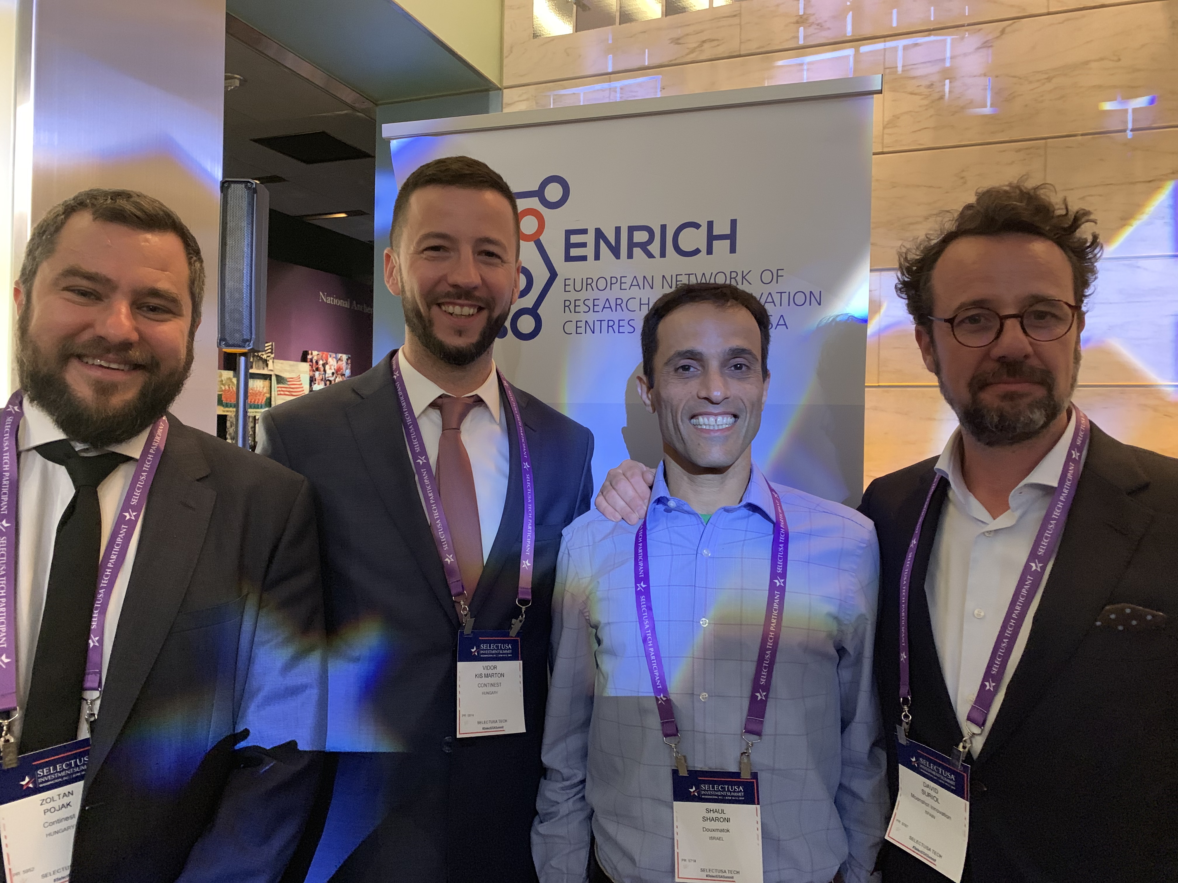 ENRICH - SelectUSA Tech Pitch Awards winners